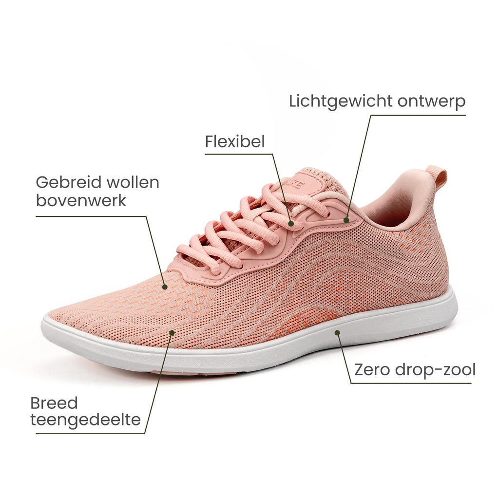 Rosé Sky — Hands-Free Barefoot Shoes for Pain-Free Walking